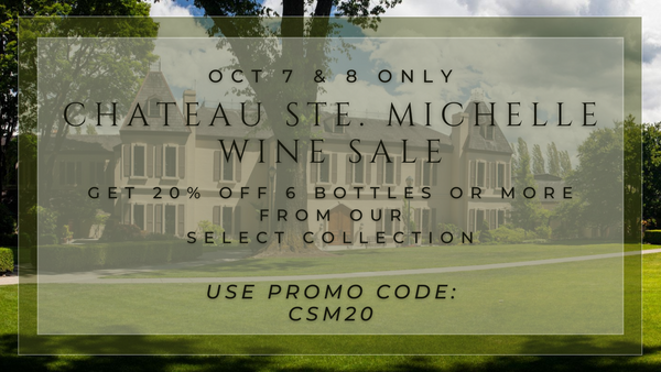 CHATEAU STE MICHELE WINE SALE