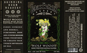 BRIMMING HORN WOLF WOODS  MEAD 500ML
