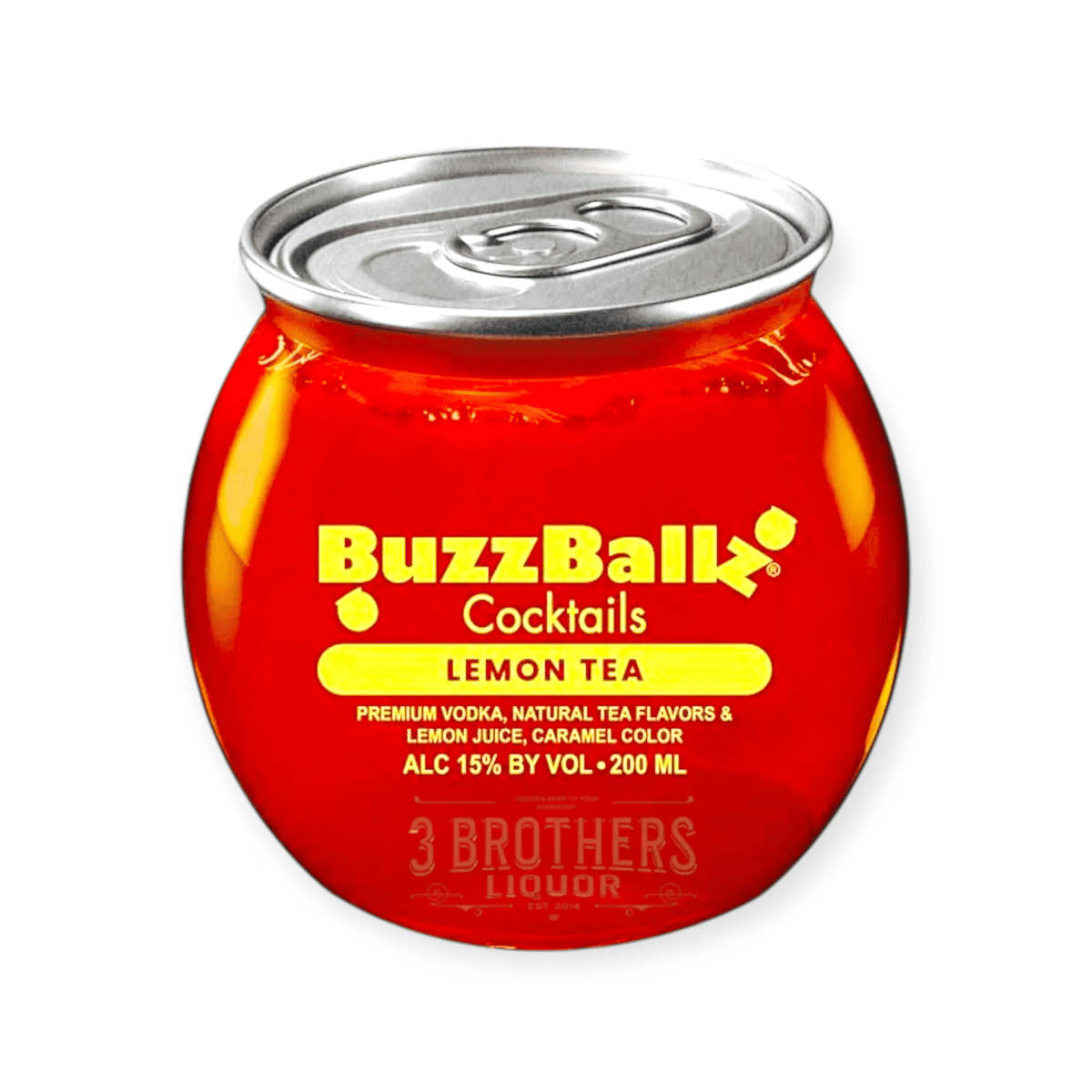 BUZZBALLZ LEMON TEA SPIRITS COCKTAIL 200ML – Banks Wines & Spirits