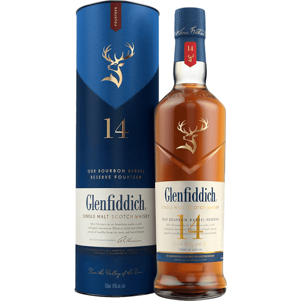 GLENFIDDICH 14YR BOURBON BARREL RESERVE 750ML