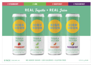 HIGH NOON TEQUILA SELTZER VARIETY 8PK