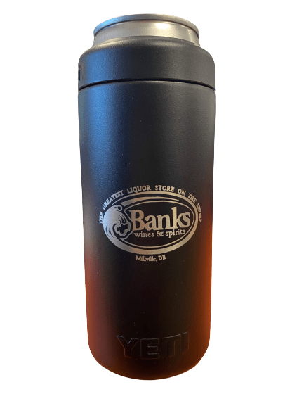 YETI BANKS SLIM CAN 12OZ BLACK