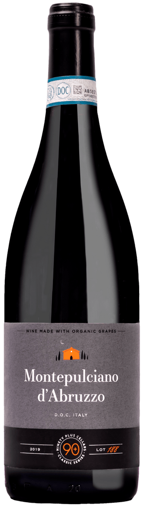 90+ MONTEPULCIANO D'ABRZZO 750ML