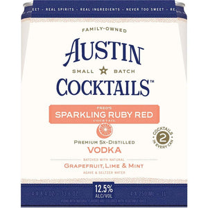 AUSTIN COCKTAILS RUBY RED 4PK