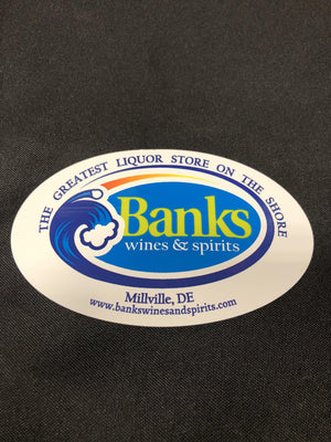 Banks Wines  & Spirits Sticker