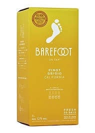 BAREFOOT ON TAP PINOT GRIGIO 3L BOX