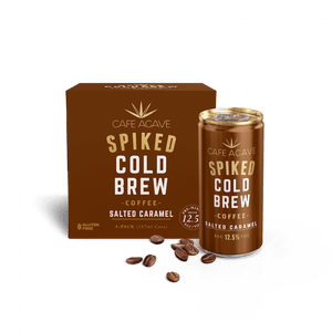 CAFE AGAVE SPIKED COLD BREW SALTED CARAMEL 4PK