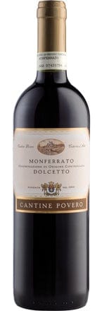 CANTINE POVERO DOLCETTO MONFERRATO 750ML