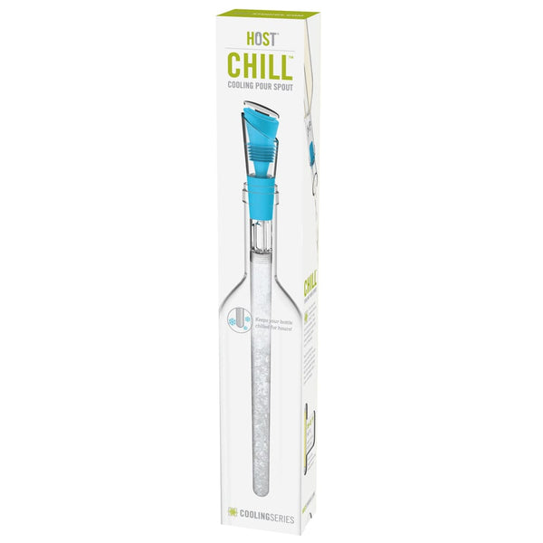 CHILL COOLING WINE POUR SPOUT BLUE