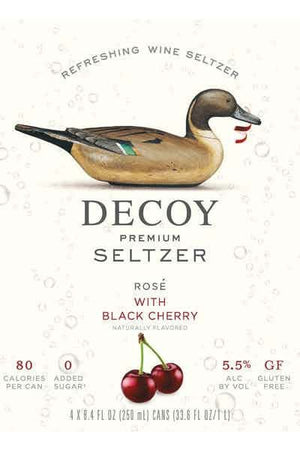 DECOY SELTZER BLACK CHERRY 4PK