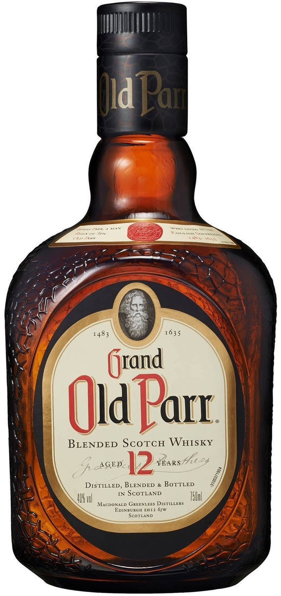 OLD PARR SCOTCH 12YR 750ML C/O – Banks Wines & Spirits