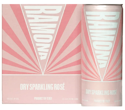 RAMONA DRY SPARKLING ROSE WINE SPRITZ 4PK