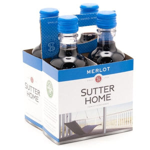 SUTTER HOME MERLOT 4 PACK