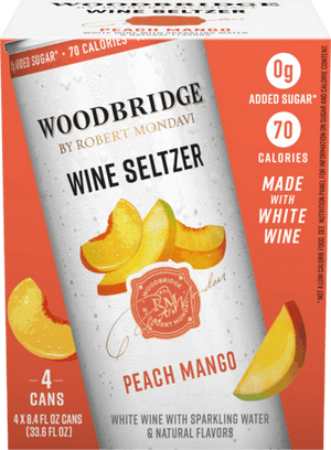 WOODBRIDGE WINE SELTZER PEACH MANGO 4PK