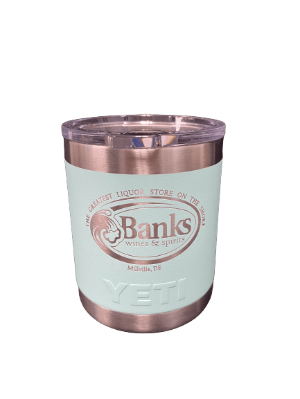 YETI BANKS LOWBALL 10oz Aqua