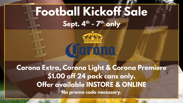 Football Kickoff Corona Sale