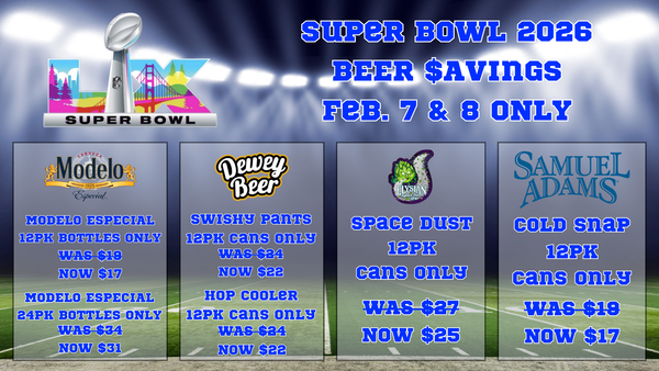Super Bowl Beer $avings