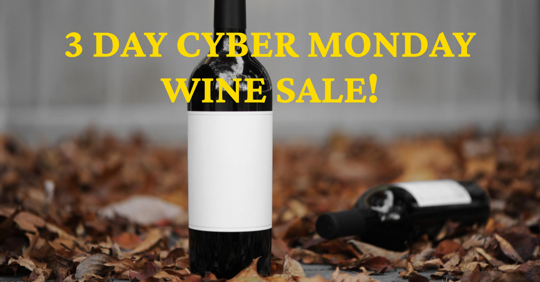 Cyber Sunday, Monday & Tuesday! Banks Wines & Spirits