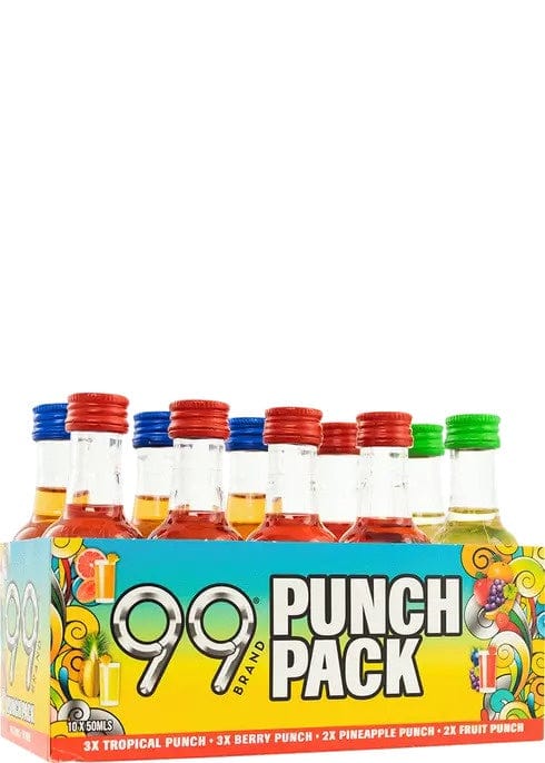 99 SCHNAPPS PUNCH 50ML VARIETY 10PK