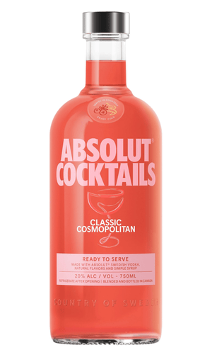 ABSOLUT RTD COSMOPOLITAN 750ML
