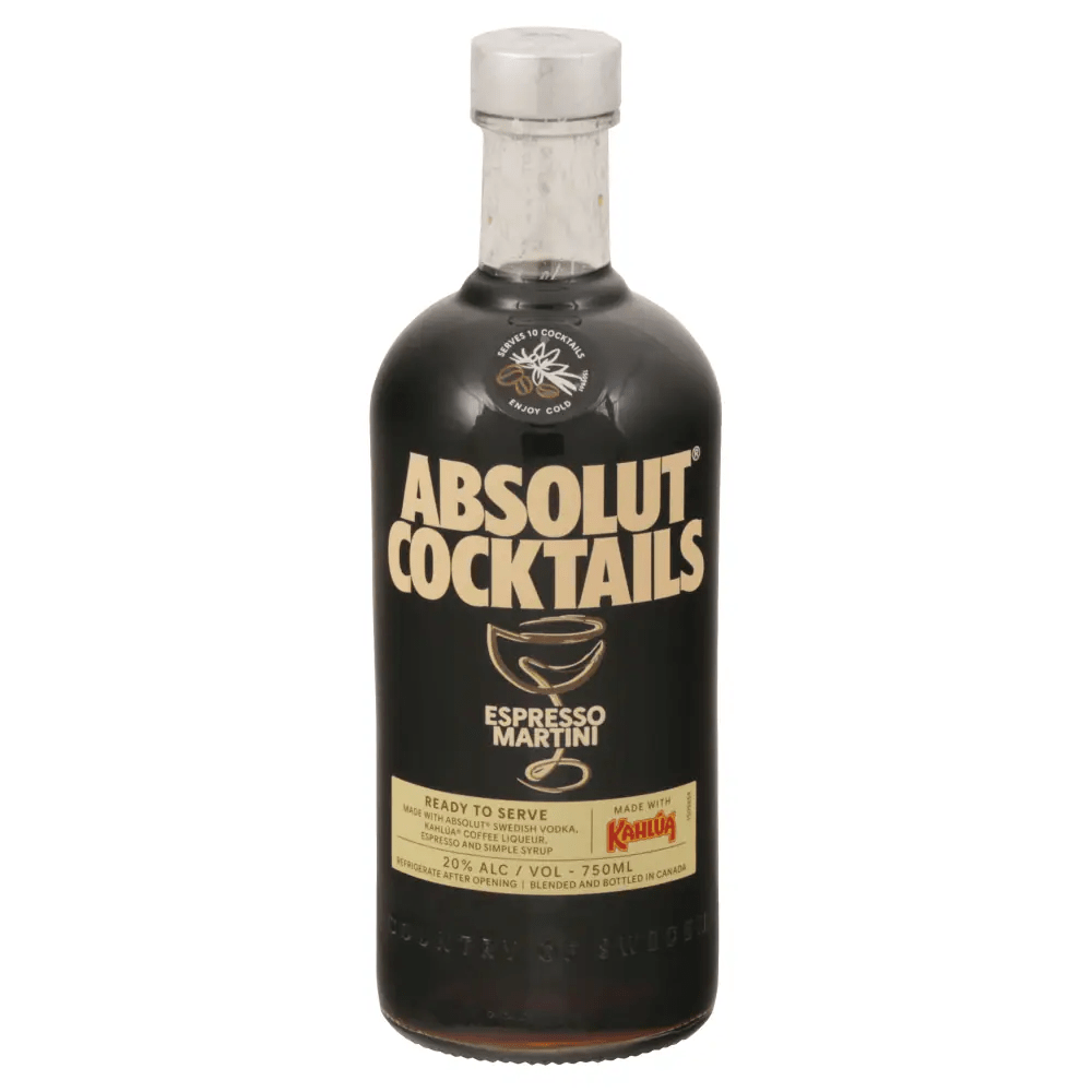 ABSOLUT RTD ESPRESSO MARTINI 750ML – Banks Wines & Spirits