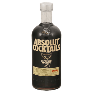 ABSOLUT RTD ESPRESSO MARTINI 750ML