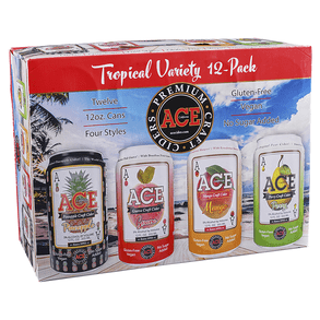 ACE CIDER TROPICAL VARIETY 12PK CAN