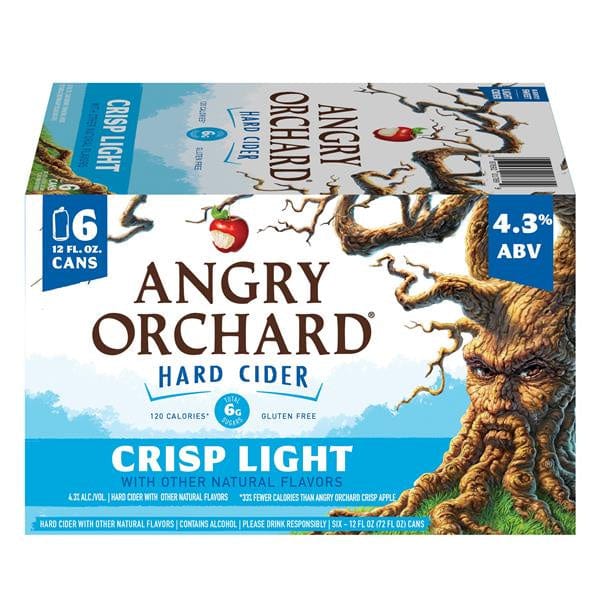 ANGRY ORCHARD CRISP LIGHT 6PK CAN