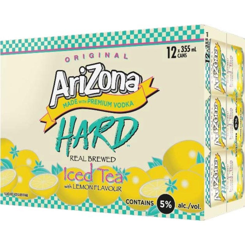 ARIZONA HARD LEMON ICED TEA 12PK – Banks Wines & Spirits