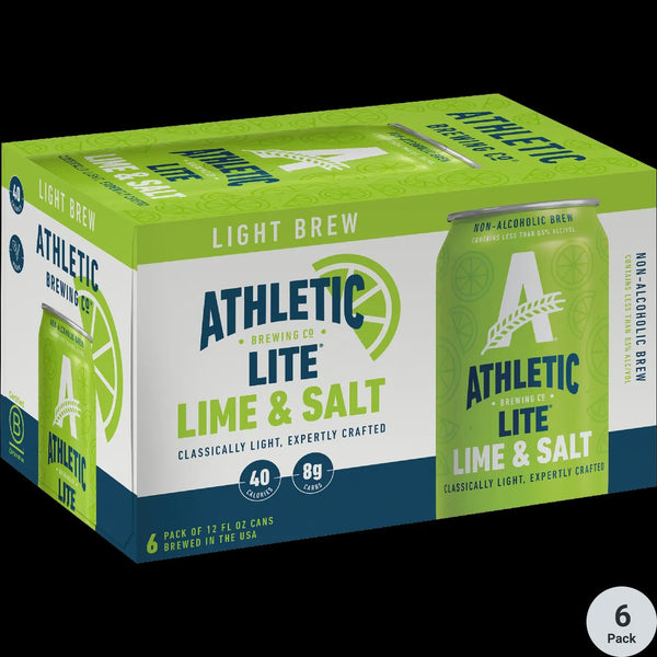 ATHLETIC LIME & SALT 6PK CAN