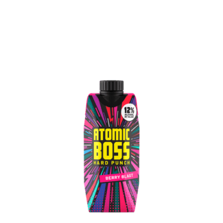 ATOMIC BOSS HARD PUNCH BERRY BLAST 500ML