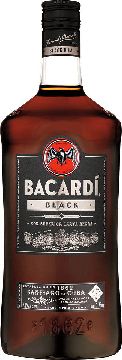 BACARDI RUM BLACK 1.75L