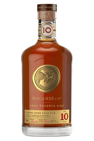 BACARDI RUM GRAND RESERVE DIEZ 10YR