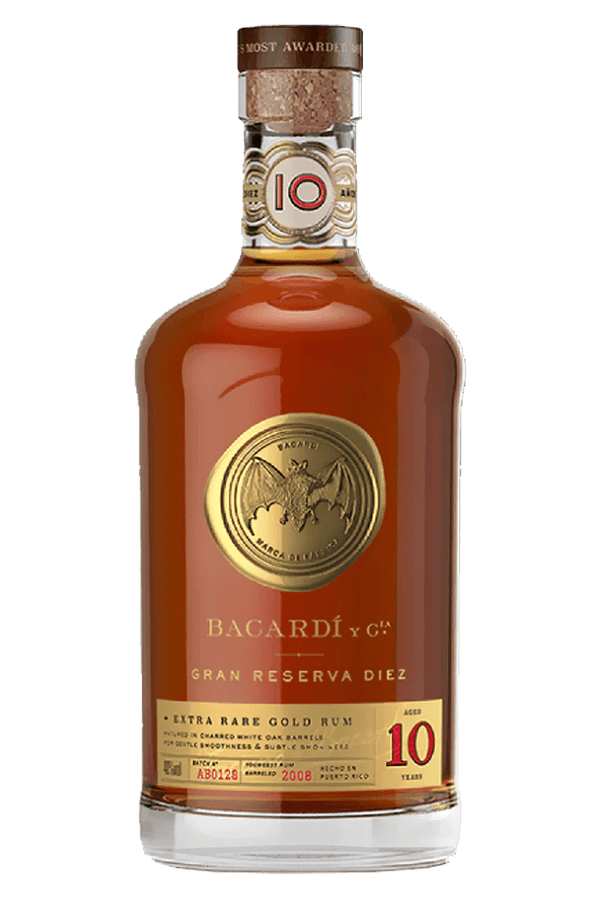 BACARDI RUM GRAND RESERVE DIEZ 10YR