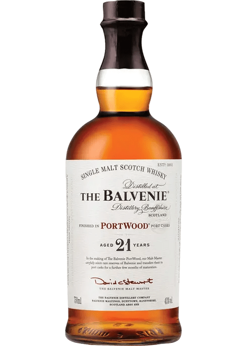 BALVENIE 21YR PORT WOOD SCOTCH 750ML