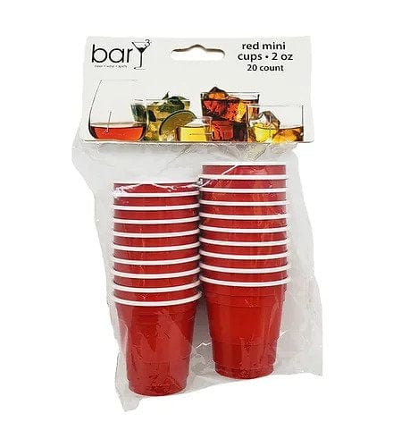 BARY3 MINI CUPS 2OZ 20PK