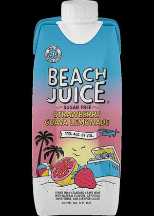 BEACH JUICE STRAWBERRY GUAVA LEMONADE 500ML