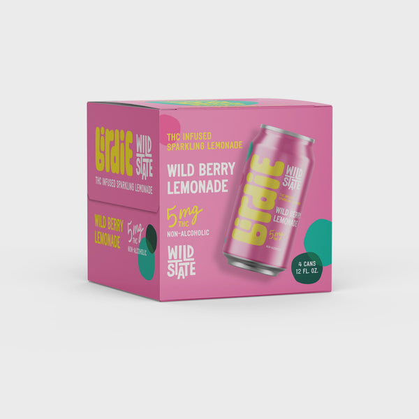 BIRDIE WILD BERRY THC 5MG 4PK