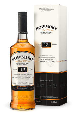 BOWMORE 12YR ISLAY SINGLE MALT 750ML