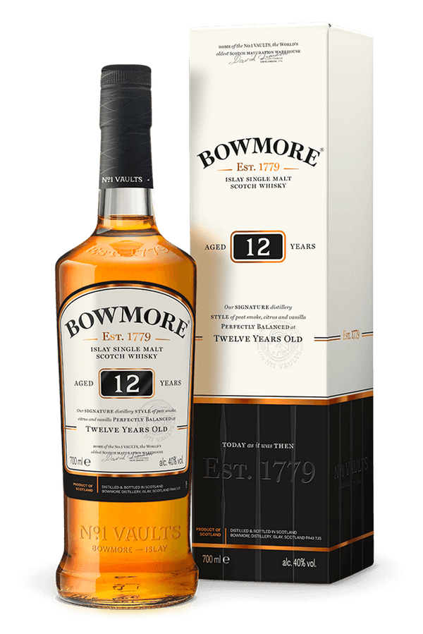 BOWMORE 12YR ISLAY SINGLE MALT 750ML