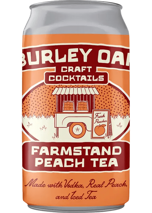 BURLEY OAK FARMSTAND PEACH TEA 4PK