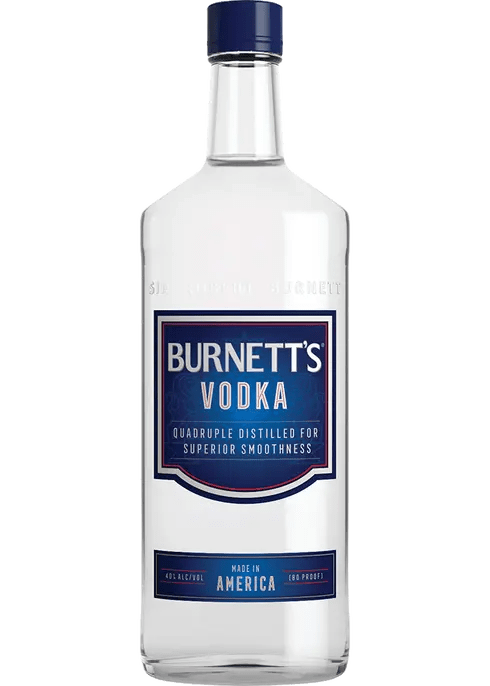 BURNETTS VODKA 750ML