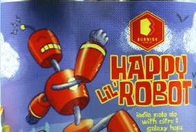 BURNISH BEER CO HAPPY LIL ROBOT 4PK