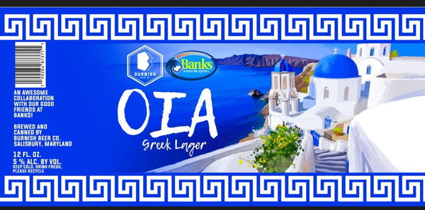 BURNISH OIA GREEK LAGER 6PK