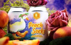BURNISH PEACH SOCKS 32OZ