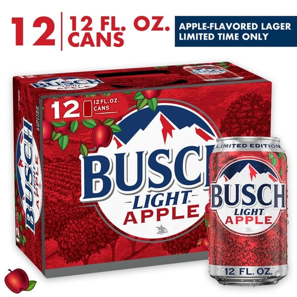 BUSCH LIGHT APPLE 12PK CAN