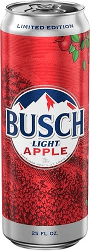 BUSCH LIGHT APPLE 25OZ CAN