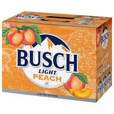 BUSCH LIGHT PEACH 30PK