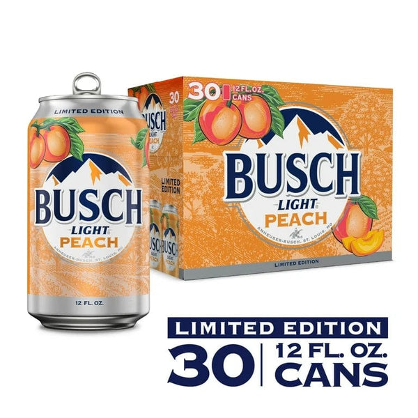 BUSCH LIGHT PEACH 30PK