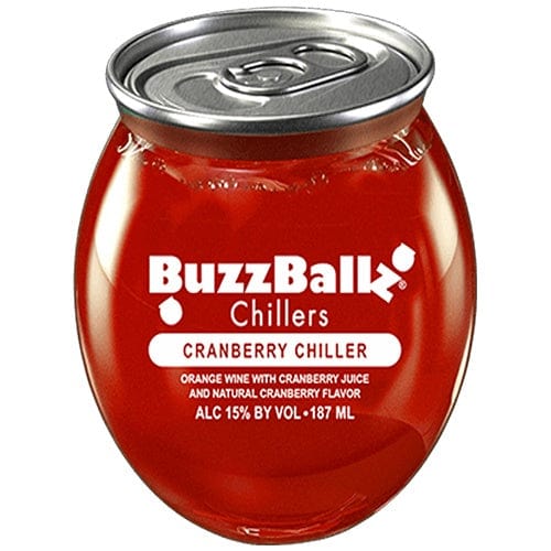 BUZZBALLZ CRANBERRY CHILLER WINE COCKTAIL 187ML